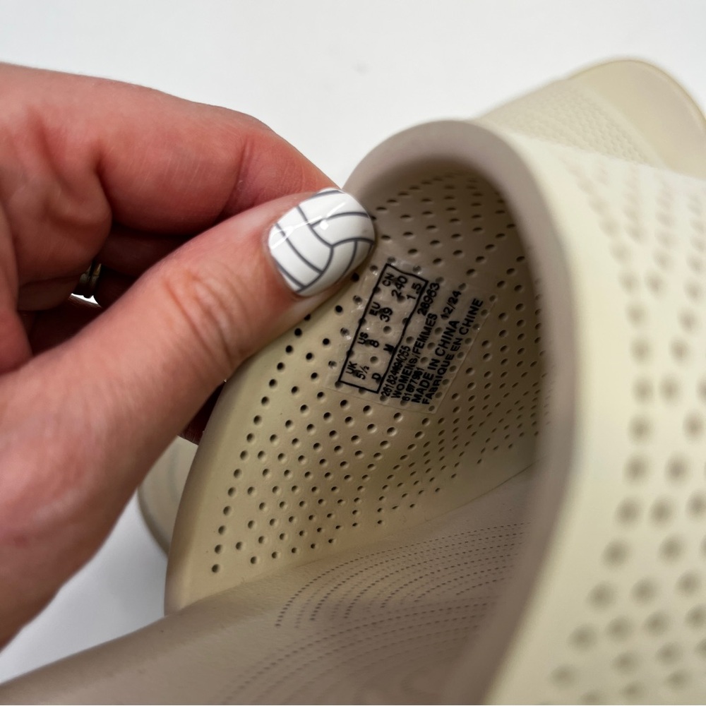 Clarks Cloudsteppers Drift Twist Slip-On Flat Sandals cream - 8 - Picture 9 of 9